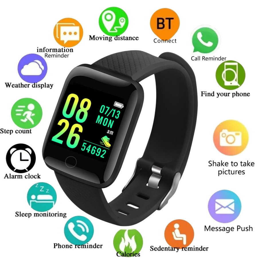 Smartwatch Watches For Girls - Montre intelligente multifonction pour hommes, femmes