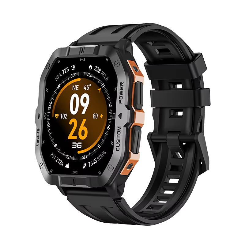 Altimeter Compass Watch - Montre connectée de sport d'extérieur, étanche,