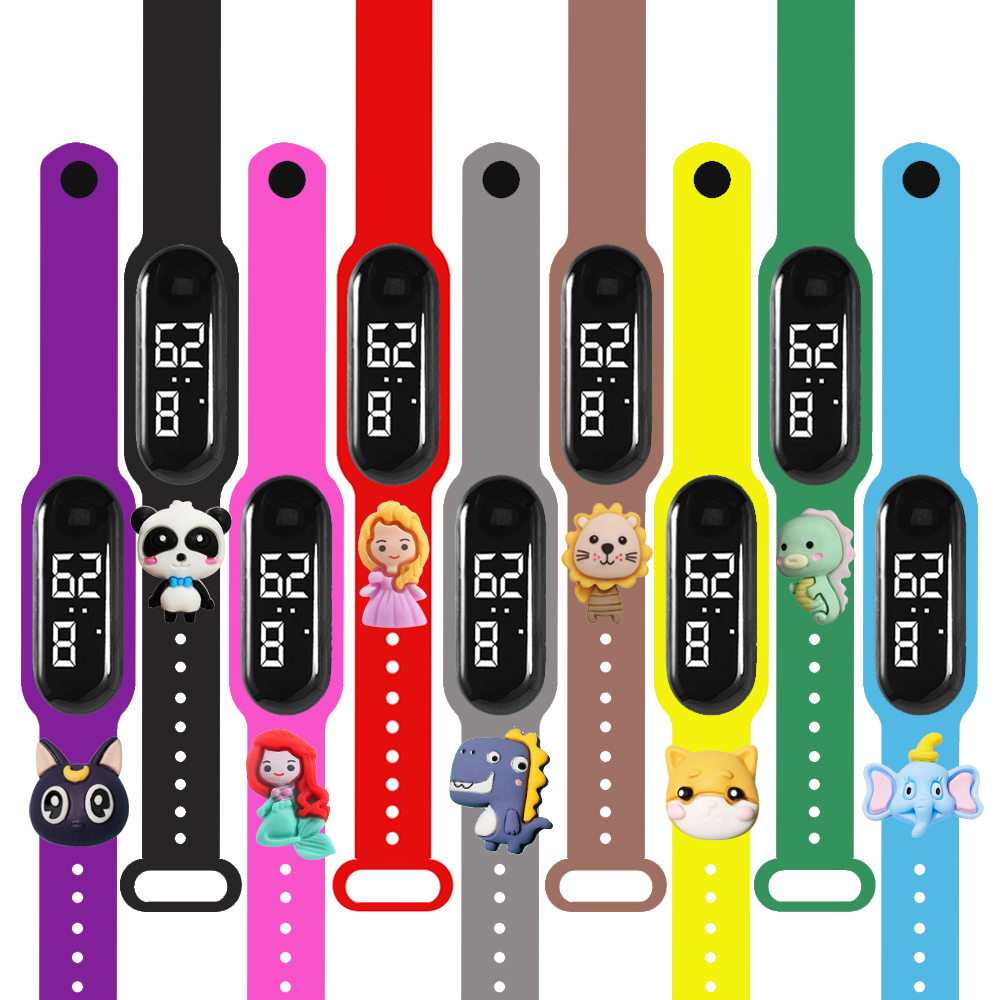 Smartwatch Digital Watches For Kid Girl - Montre connectée multicolores pour enfants, garçons