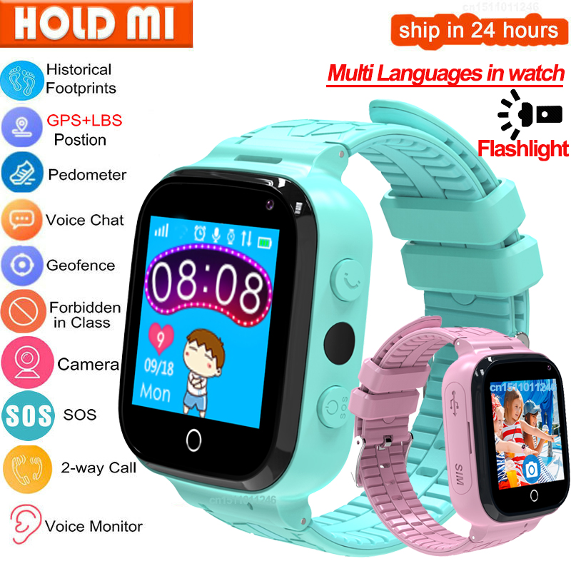 Smartwatch Watches For Kids With Gps - Nouveaux enfants montre intelligente GPS Tracker