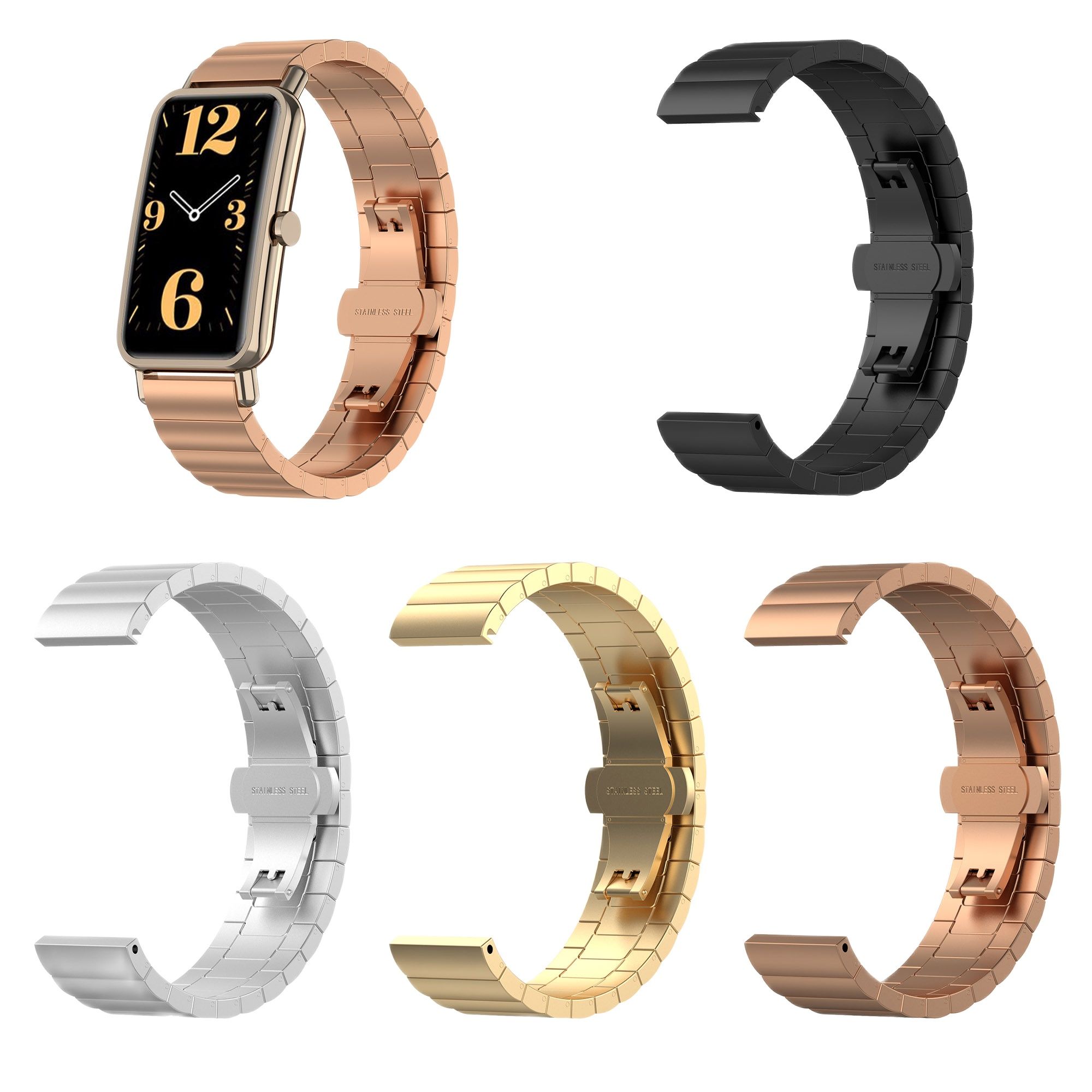 Timex Watches Smartwatch - Bracelet en acier inoxydable 16mm pour