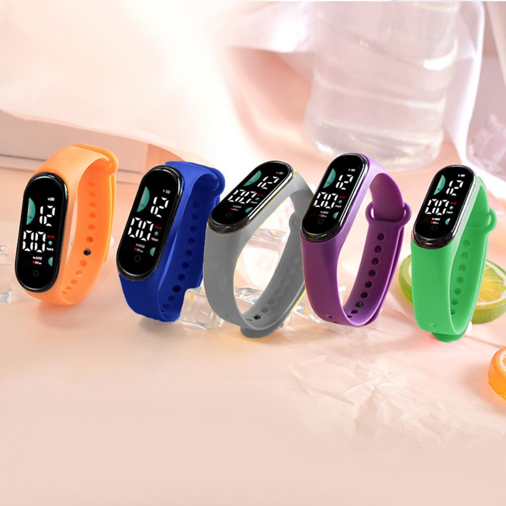 Smartwatch Watches For Girls - Montre intelligente LED numérique étanche pour