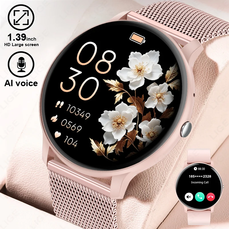 Watches Ladies Smartwatch - Montre connectée LIGE avec appels Bluetooth