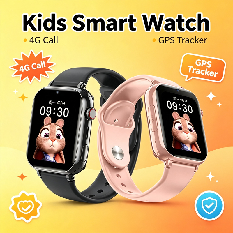 Smartwatch Watches For Kids With Gps - Montre connectée GPS étanche pour enfants,