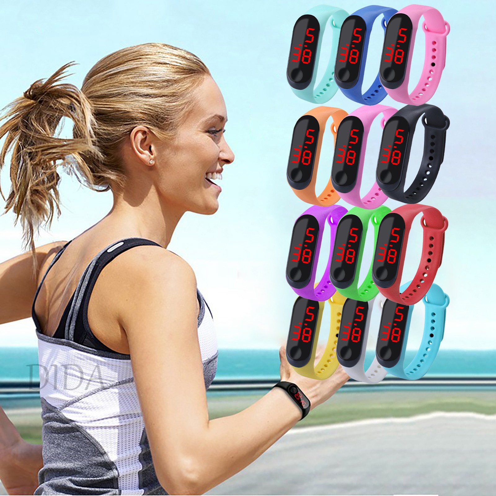 Smartwatch Watches For Kids - Montre de sport électronique pour enfants,