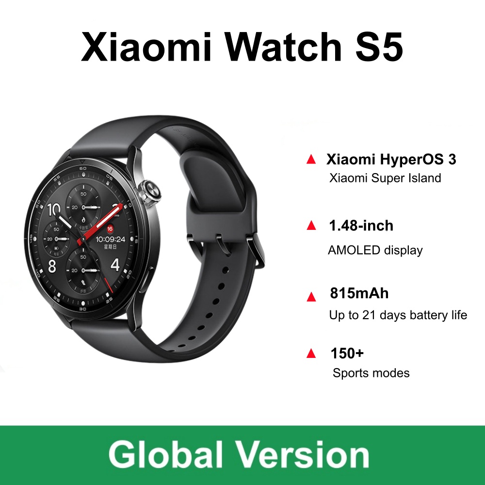 Timex Watches Smartwatch - Version Globale Xiaomi Watch S5 Montre