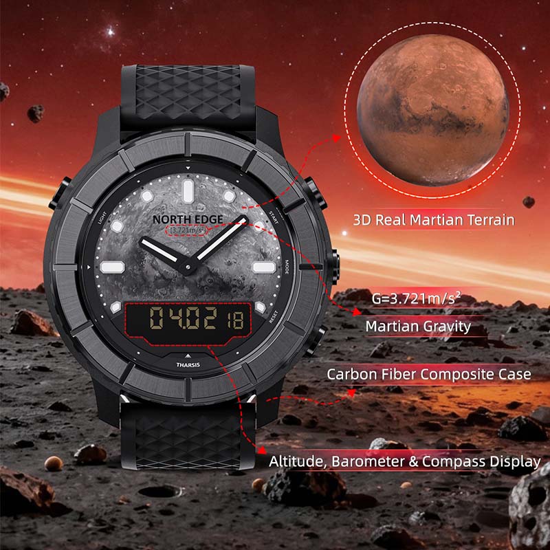 Montre de sport pour hommes No - Altimeter Compass Watch avis et prix