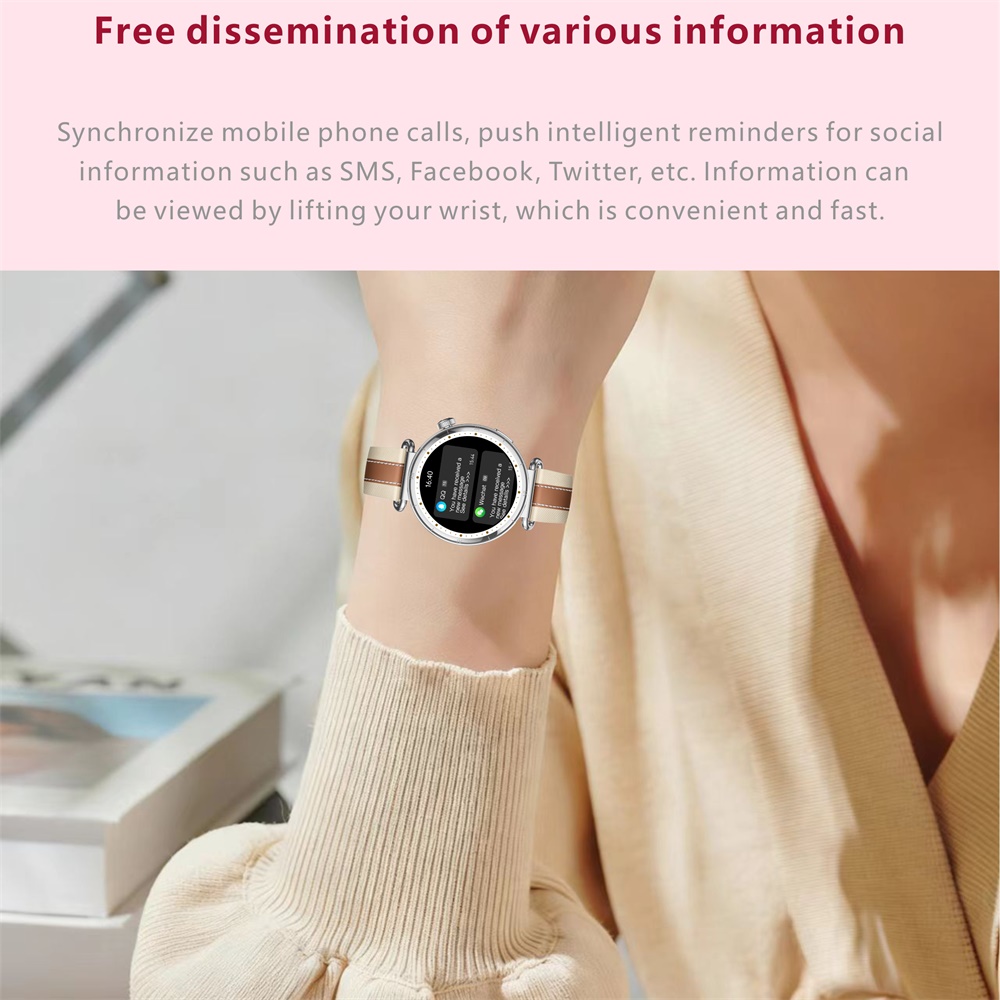 Montre connectée élégante pour - Watches Ladies Smartwatch avis et prix