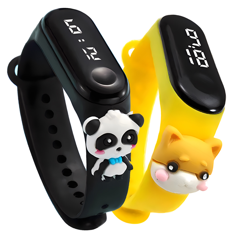 Montre connectée multicolores  - Smartwatch Digital Watches For Kid Girl avis et prix