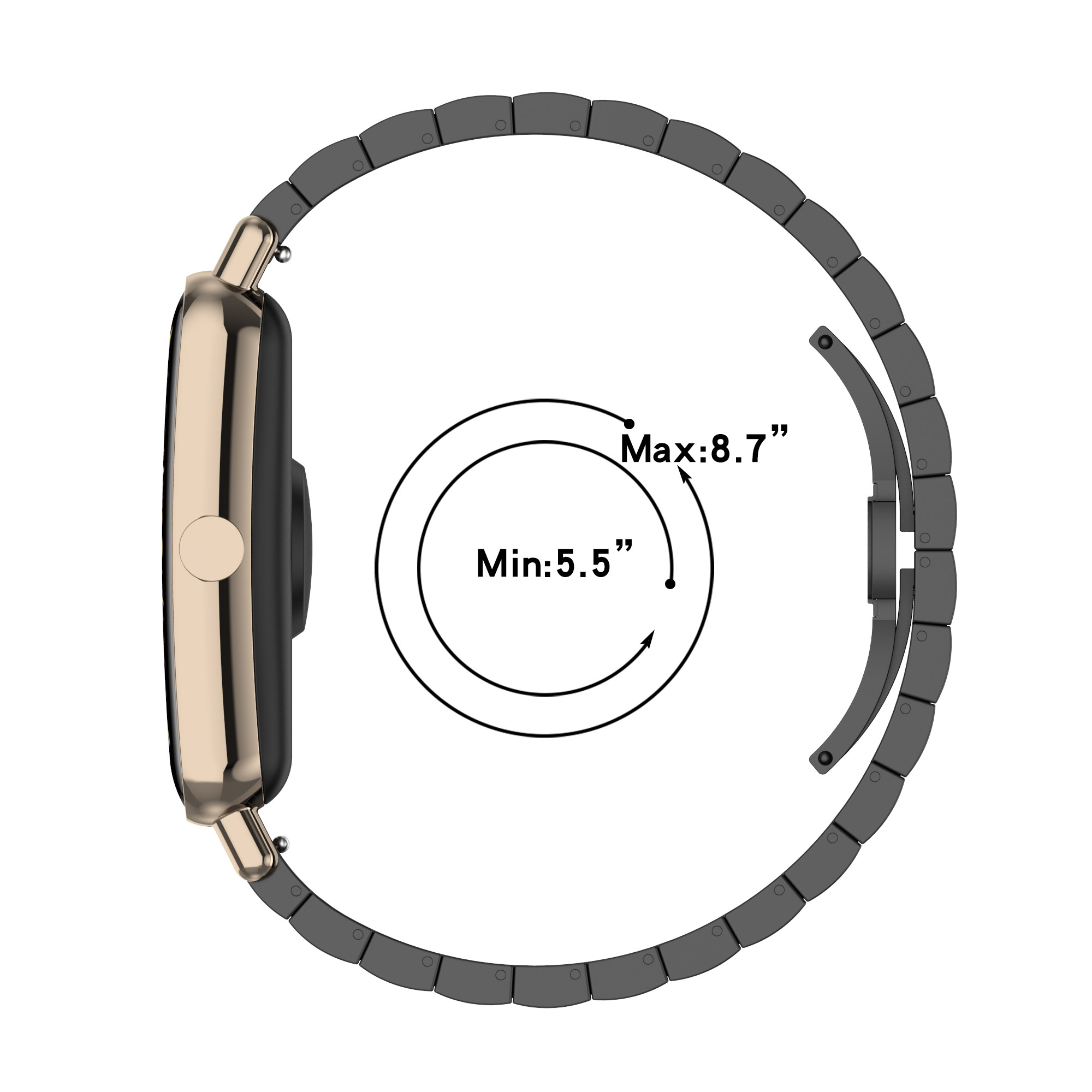 Bracelet en acier inoxydable 1 - Timex Watches Smartwatch avis et prix