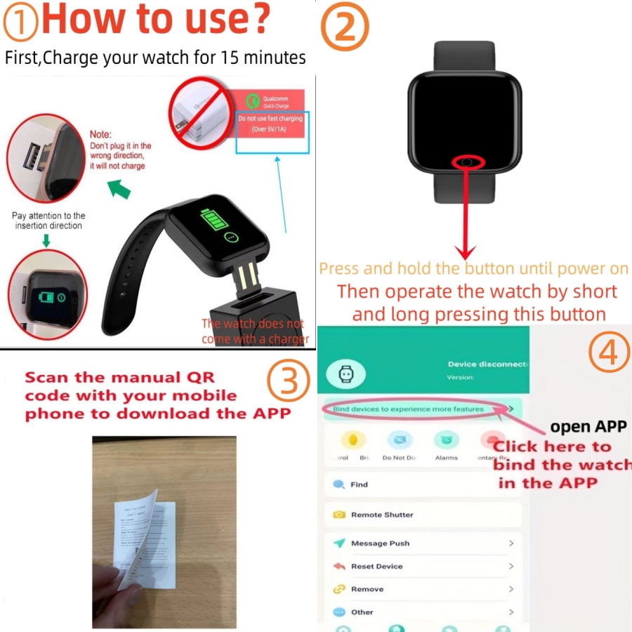 Sport Smartwatch Fitness Brace - Smartwatch Watches Price avis et prix