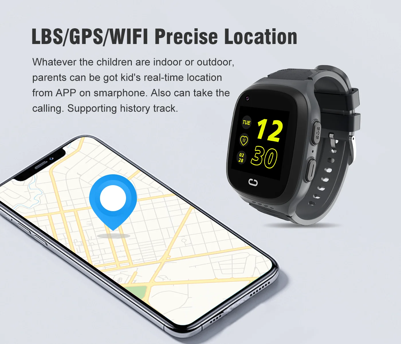 4G enfants Smartwatch SOS étan - Smartwatch Watches Price avis et prix
