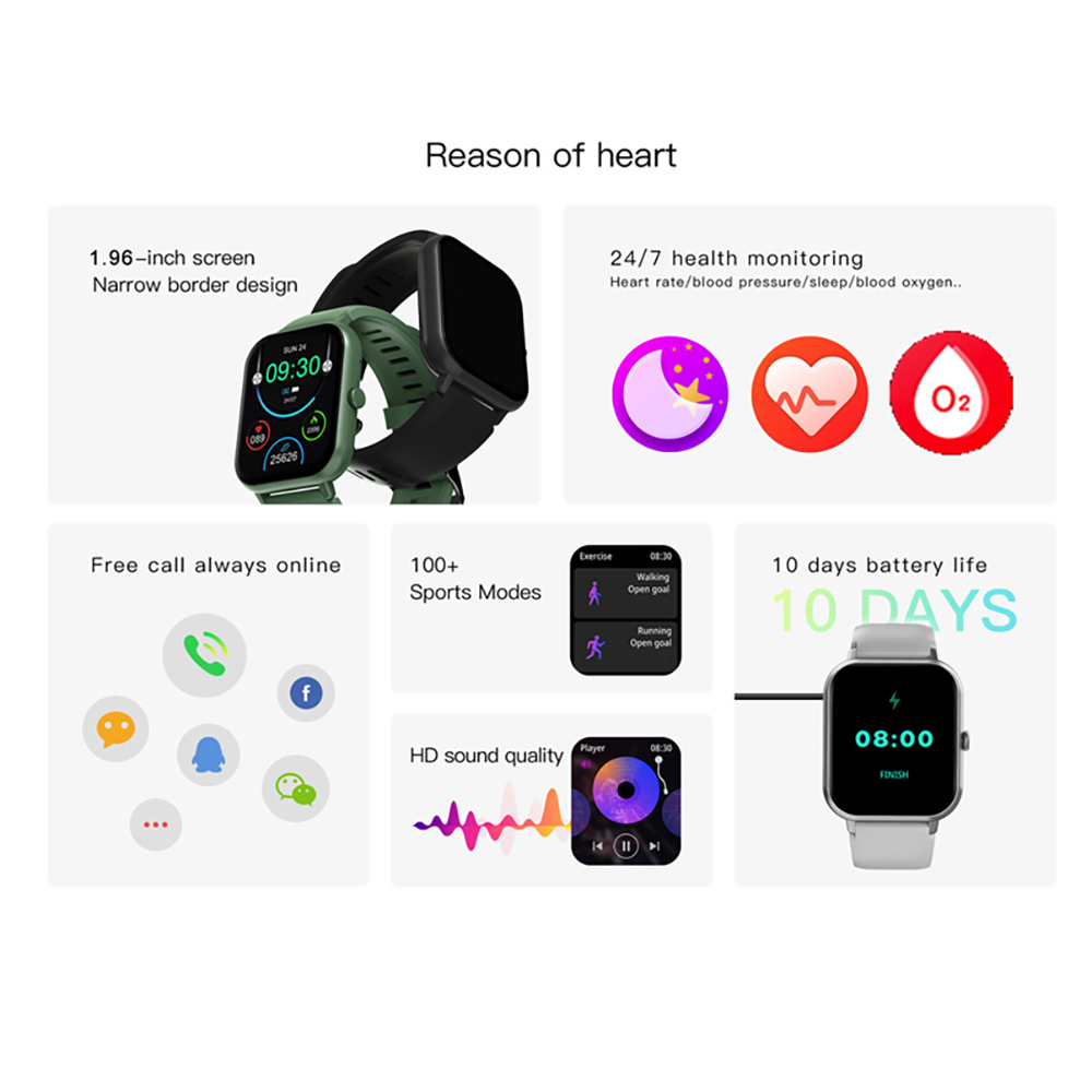 Montre intelligente d'appel Bl - Watches Ladies Smartwatch avis et prix