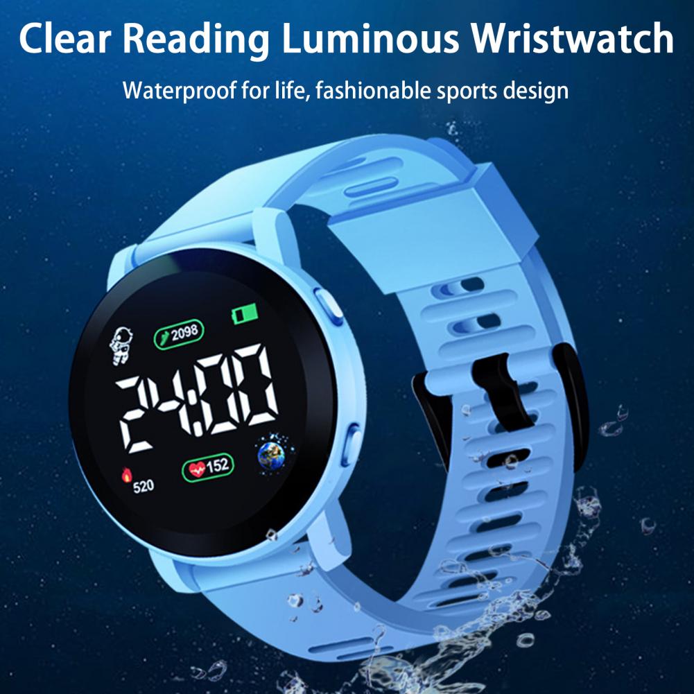 Montre numérique LED pour enfa - Smartwatch Digital Watches For Kid Girl avis et prix