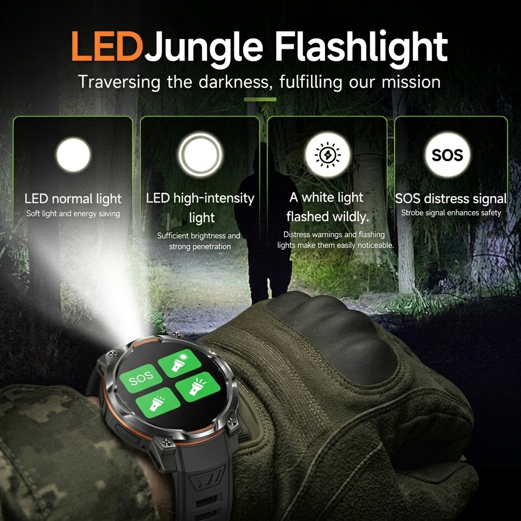 Montre connectée militaire 202 - Watch Vs Smartwatch avis et prix