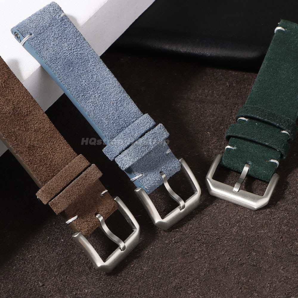 Bracelet de montre en cuir sué - Smartwatch Vintage Watches For Women avis et prix
