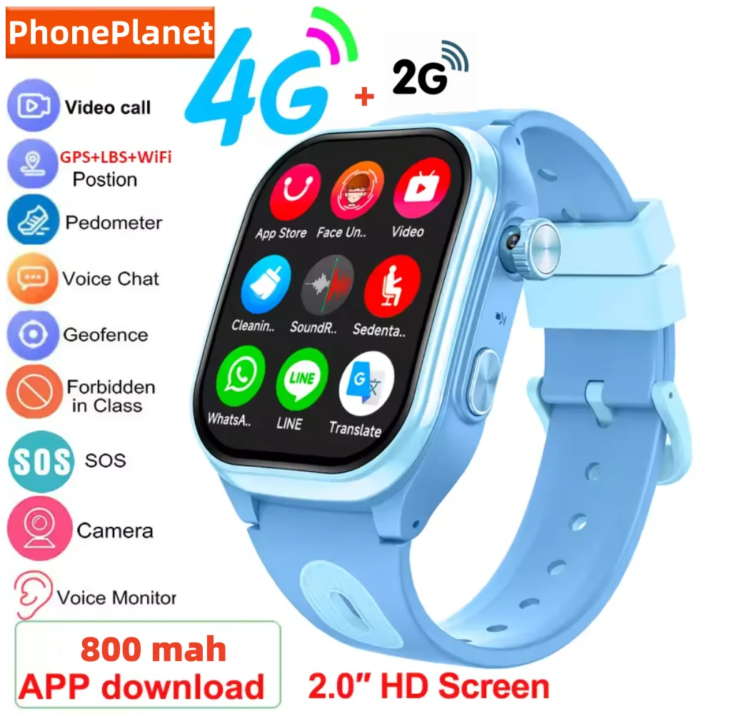 Montre connectée 4G pour enfan - Smartwatch Watches For Kids With Gps avis et prix