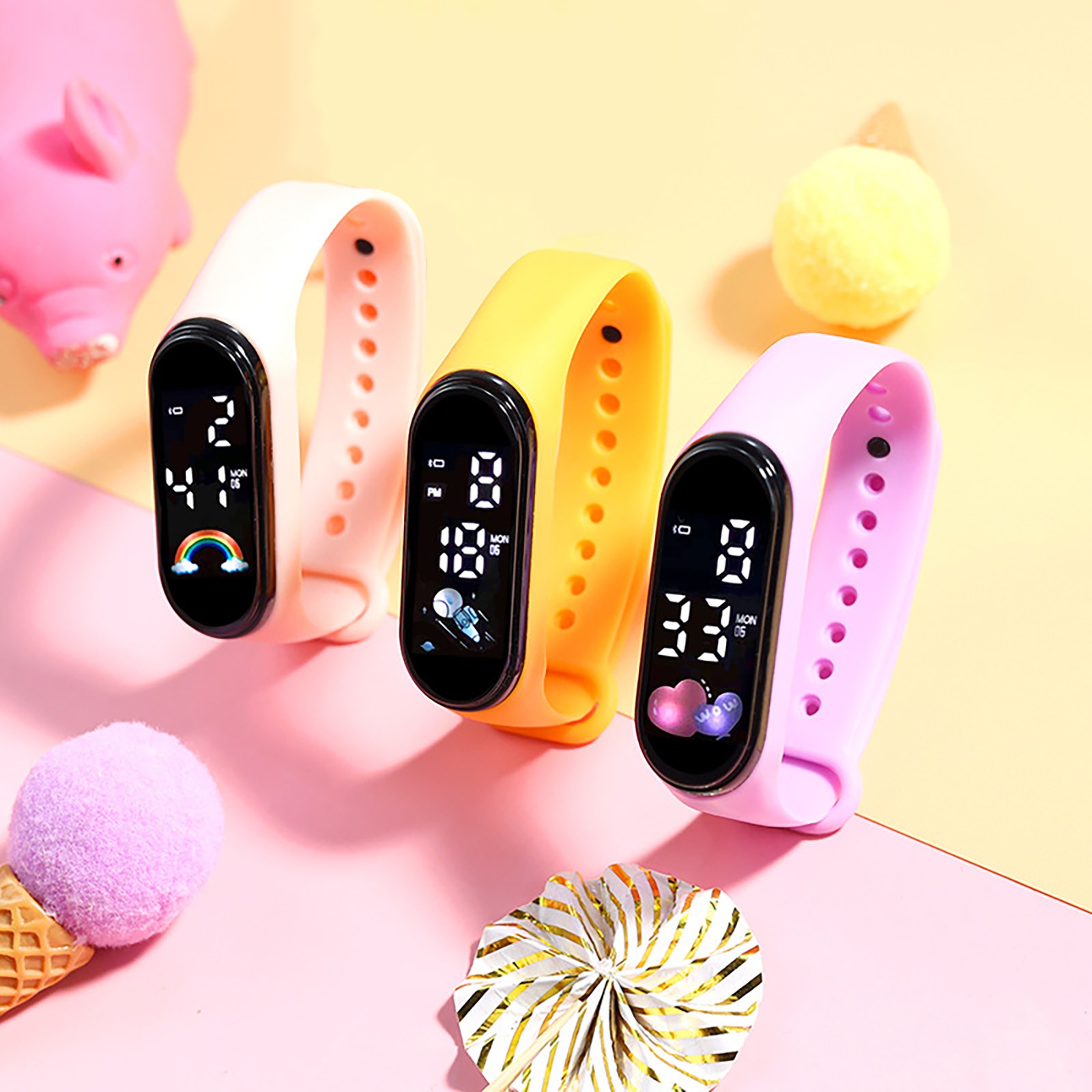 Montre intelligente étanche en - Smartwatch Digital Watches For Kid Girl avis et prix