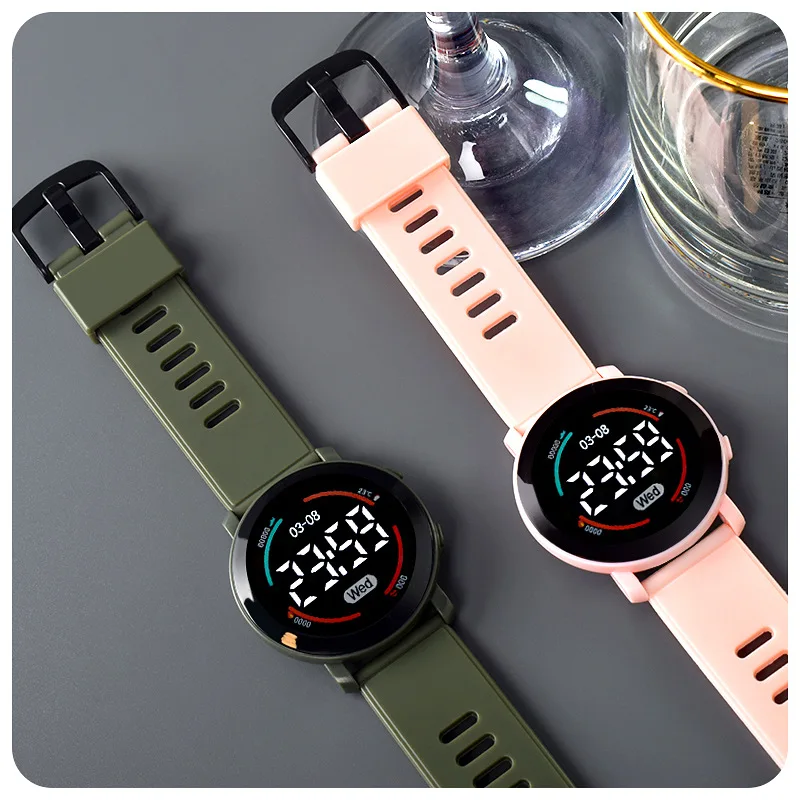 Montre LED de sport numérique  - Smartwatch Digital Watches For Kid Girl avis et prix