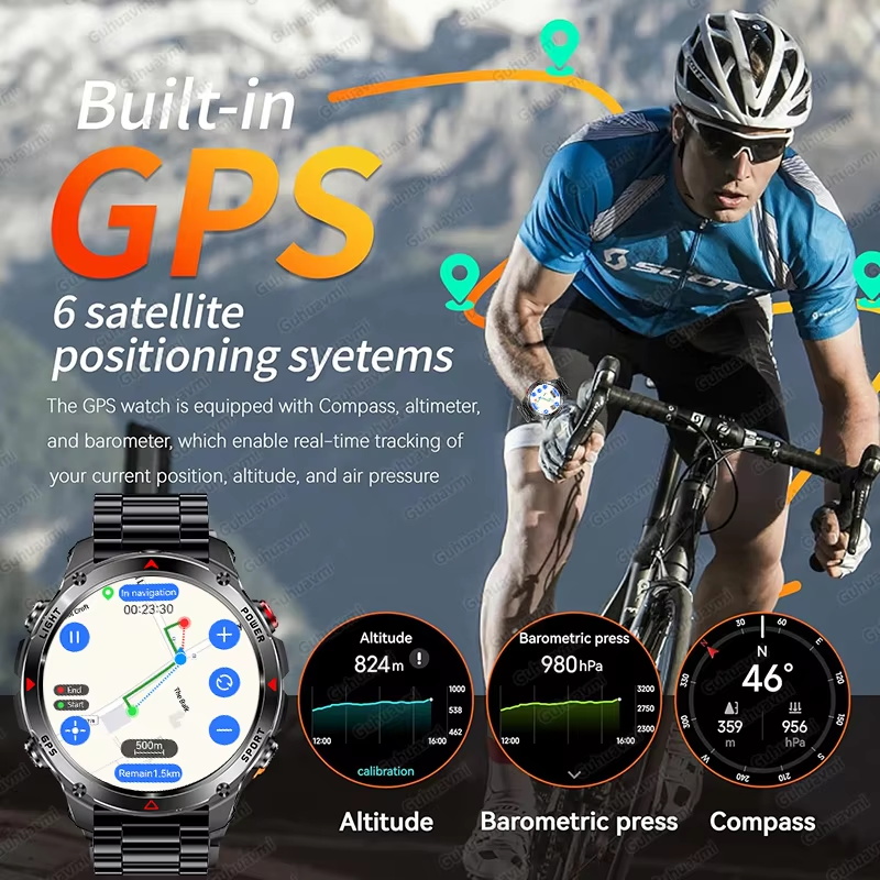 Montre connectée militaire 540 - Altimeter Compass Watch avis et prix