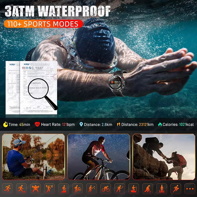 Montre connectée militaire 540 - Altimeter Compass Watch avis et prix
