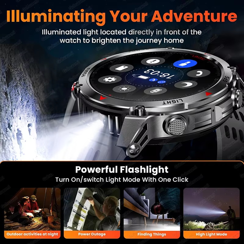 Montre connectée militaire 540 - Altimeter Compass Watch avis et prix
