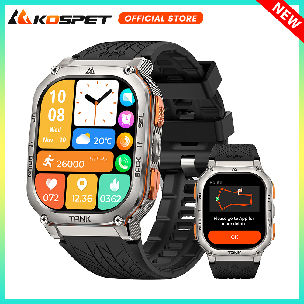 KOSPET TANK M3 Ultra GPS montr - Altimeter Compass Watch avis et prix