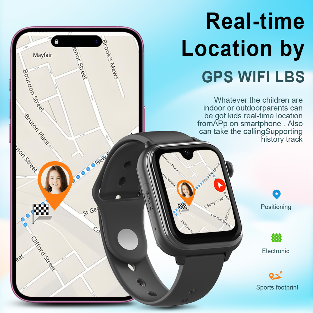 Wonlex KT37 GPS montre intelli - Smartwatch Watches For Kids With Gps avis et prix