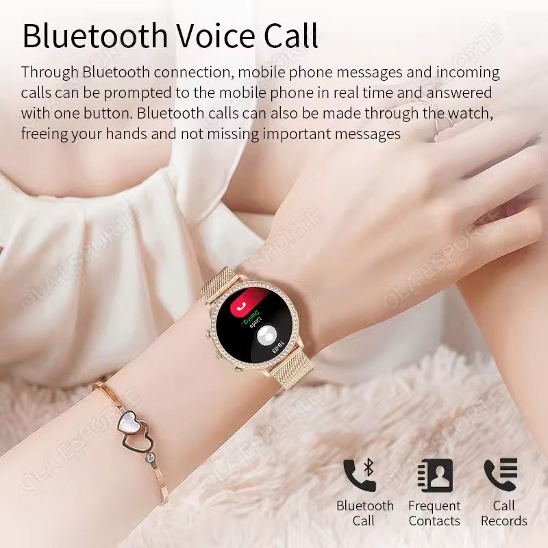 Montre connectée élégante pour - Watches Ladies Smartwatch avis et prix