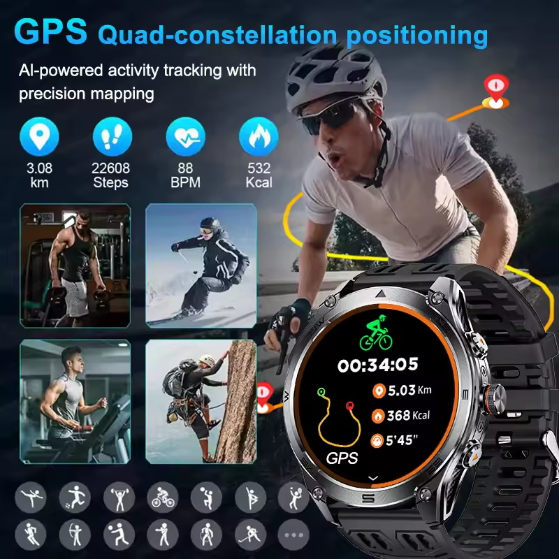 Montre connectée de sport GPS  - Altimeter Compass Watch avis et prix