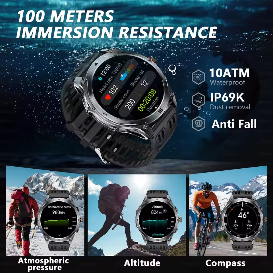 Montre connectée de sport GPS  - Altimeter Compass Watch avis et prix